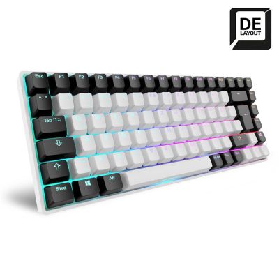 2. Sharkoon SKILLER SGK50 S3 USB QWERTZ Gaming-Tastatur, Deutsch, Weiß