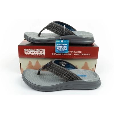 31. Skechers Sargo Flip-Flops M 204383 CHAR
