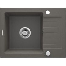 Einzelbecken-Granitspüle mit Abtropffläche ZQZ T11A 5908212096505