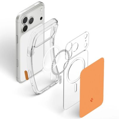 4. Spigen Ultra Hybrid MagSafe Hülle für iPhone 18 Pro Max / 17 Pro Max – Orange