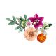 17. LEGO ICONS 10342 Botanik – Wunderschöner Strauß rosa Blüten