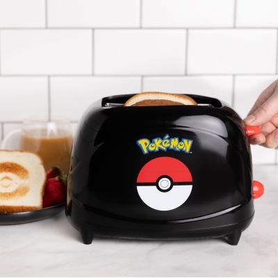 3. Mad Monkey Pokémon – Toaster (2 Stück). Schwarz, Rot, Weiß.