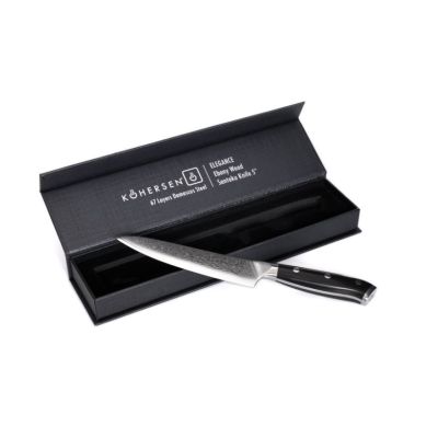 11. Kohersen Elegance Universalmesser aus Ebenholz, 12,7 cm