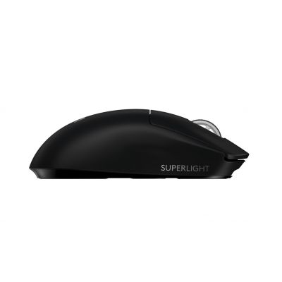 3. Logitech G Pro X Superlight Gaming-Maus, kabellos, rechte Seite, RF, 25600 DPI