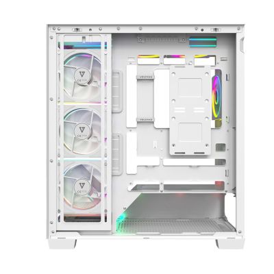 2. MODECOM VOLCANO STELLAR PLUS ARGB MIDI 8F WEISSES GEHÄUSE