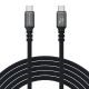 2. Wozinsky WPS-UY415S USB-C USB4-Kabel 40 Gbit/s 240 W 1,5 m 4K – Schwarz