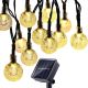19. Solar-Gartenlampen-Girlande, Solarkette, 4,9 m, 40 LEDs, warmweiß