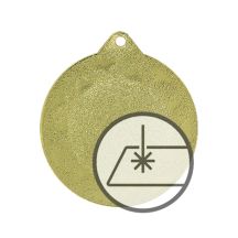 Medaille mit Gravur auf Laminat