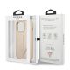 8. Guess GUHCP14XPSATLE iPhone 14 Pro Max 6,7 "beige / beige Hardcase SaffianoTriangle Logo
