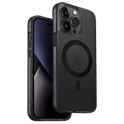 Uniq LifePro Xtreme Magclick Ladehülle für iPhone 14 Pro Max – Grau und Schwarz