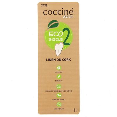 4. Coccine Eco Leinen-auf-Kork-Schuheinlagen