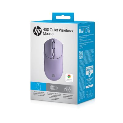 21. HP 400 Quiet Purple Wireless Mouse AZ7B7AA