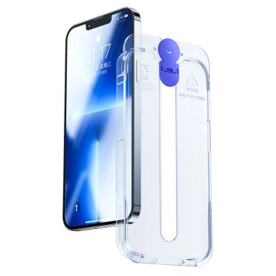 2. Joyroom Knight Glas für iPhone 14 Plus mit Montagesatz transparent (JR-H11)