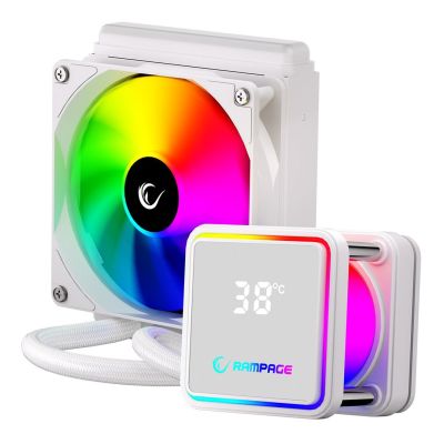5. RAMPAGE INFINITE V120 WHITE Wasserkühlung