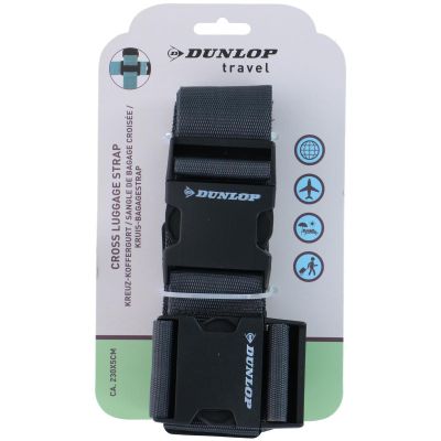 4. Universal-Gepäcksicherheitsgurt 230 x 5 cm, 2er-Set, Dunlop Grau