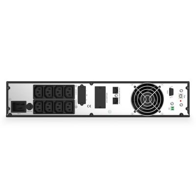 3. Digitus Online Rack-USV 19" LCD, 2000 VA/2000 W, 4x12 V/9 Ah, 8xC13, USB, RS232, RJ45