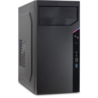 Inter-Tech IT-6505 Retro Micro Tower Schwarz