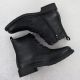 4. Gefütterte schwarze Damen-Lederboots im Worker-Stil Sergio Leone BT25172-S