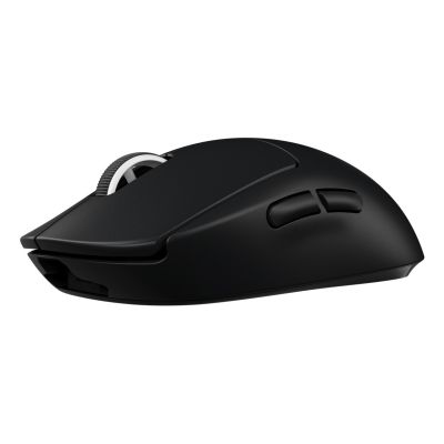 28. Logitech G Pro X Superlight Gaming-Maus, kabellos, rechte Seite, RF, 25600 DPI