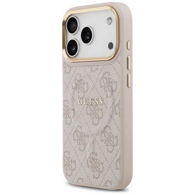 2. Guess 4G PU Classic Logo MagSafe Case für iPhone 17 Pro - Pink