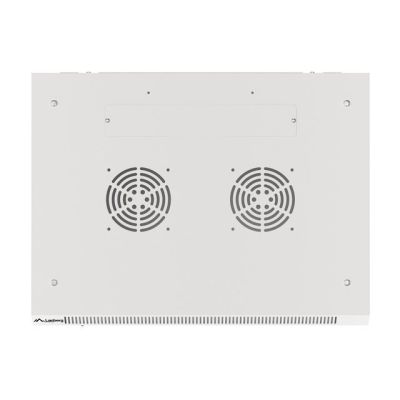 6. Lanberg WF01-6418-10S Rack-Schrank (18 HE; 901 mm / 600 mm / 450 mm; Wandmontage; Glas; 19 Zoll; grau)