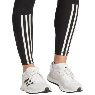 4. adidas Techfit 3-Streifen Leggings für Damen, 7/8-Länge, Schwarz, IT2272