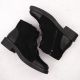 3. Damen-Wildlederimitat-Stiefeletten, gefüttert, schwarz M.Daszyński SA252-4