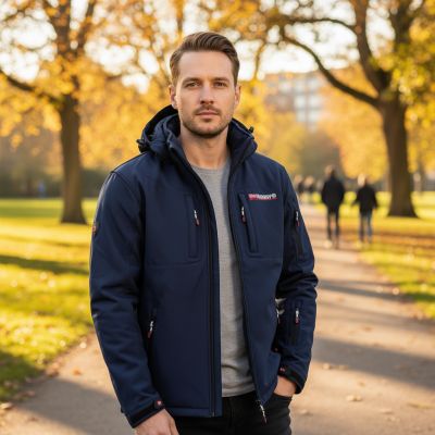 6. Geographical Norway Softshell TUNAR DB NAVY MEN 009 (WY9170H/GN/Navy)