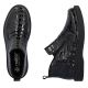 5. Damen-Ankle-Boots aus Lackleder, Krokodilmuster, schwarz, Rieker 71150-00