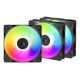 ARCTIC Freezer P14 Pro Reverse A-RGB - 3er-Pack Computergehäuselüfter 14 cm Schwarz 3 Stück.
