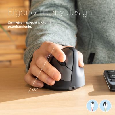 22. R-Go Tools Ergonomische R-Go HE Maus