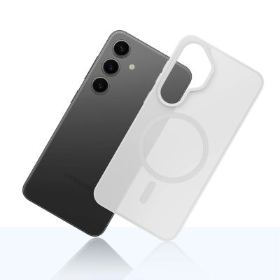 4. 3mk Smoke MagCase für Samsung Galaxy S25 - Weiß-Transparent