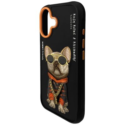 4. Nimmy Glasses Cool Dog iPhone 17 Hülle - Schwarz