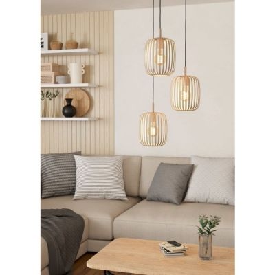 4. EGLO ROMAZZINA Pendelleuchte, flexible E27-Fassung, Leuchtstoffröhre 120 W
