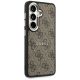 4. Guess 4G Embossed Ring MagSafe Hülle für Samsung Galaxy S26 - braun
