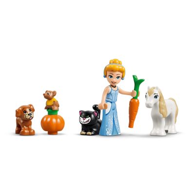4. LEGO Disney 43283 – Cinderellas Schloss und ihre tierischen Freunde