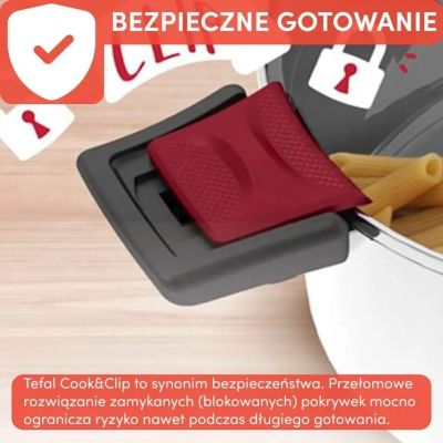 11. TEFAL Cook & Clip Topfset, 10-teilig G723SA74