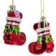 4. Glasform-Weihnachtsschmuck Schuh und Schleife MICA