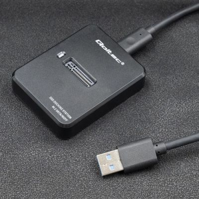 2. QOLTEC M.2 SATA SSD Dockingstation | NGFF | USB 3.1