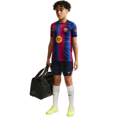9. Nike FC Barcelona Heimtrikot für Kinder 2026/27, Burgunderrot/Blau, II1624 683