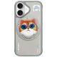 Nimmy Glasses Cool Cat MagSafe Case für iPhone 16 - Grau