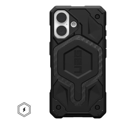 6. UAG Monarch Pro - Schutzhülle für iPhone 16, kompatibel mit MagSafe (Kohlefaser)