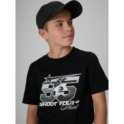 3. Jungen-T-Shirt mit Print und Regular Fit 4F 4FJRAW26TTSHM4342-20S