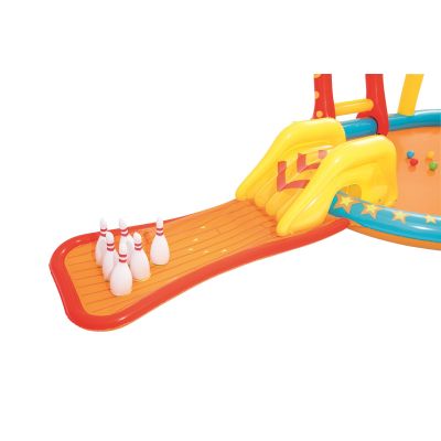 7. Bestway 53068 Aufblasbarer Spielplatz 435x213x117cm