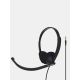 Koss CS200i Kabelgebundenes Headset mit Kopfbügel, Büro/Callcenter, Schwarz