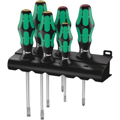 11. Kraftform Lasertip Schraubendreher-Set + Aufhänger, 6-teilig