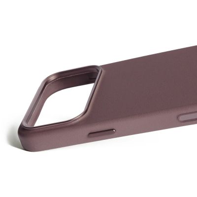 6. Mujjo Lederhülle - Lederhülle für iPhone 17 Pro Max, kompatibel mit MagSafe (bronzerot)