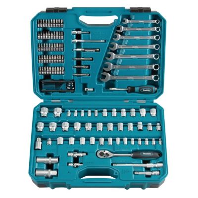 Makita E-06616 Schraubenschlüssel- und Werkzeugset 120-teilig.