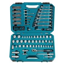 Makita E-06616 Schraubenschlüssel- und Werkzeugset 120-teilig.