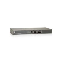 LevelOne FSW-1650 Netzwerk-Switch, unmanaged Fast Ethernet (10/100), Grau